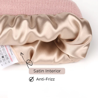 Kvinders Fitted Beanie Ribbet Design 5