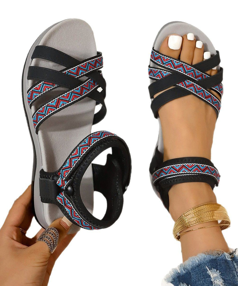 Kvinders Flade Sandaler Boho Stil 4