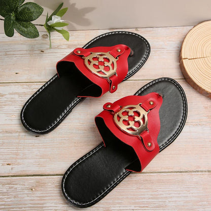 Kvinders Flade Sandaler Komfortabel Design 3