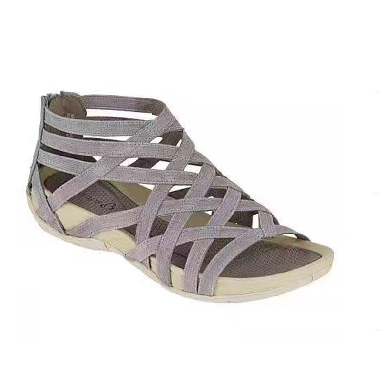 Kvinders Flade Sandaler Romersk Stil 12