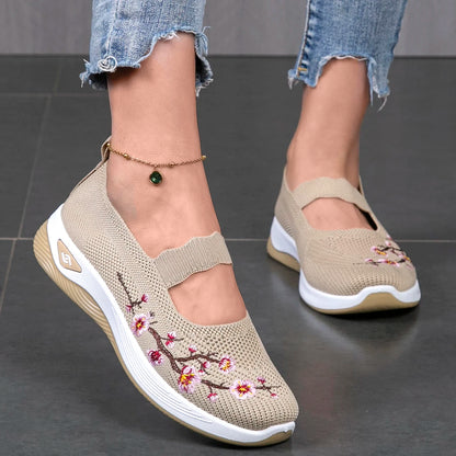 Kvinders Flade Sko Åndbart Mesh Casual Sommerfootwear 1