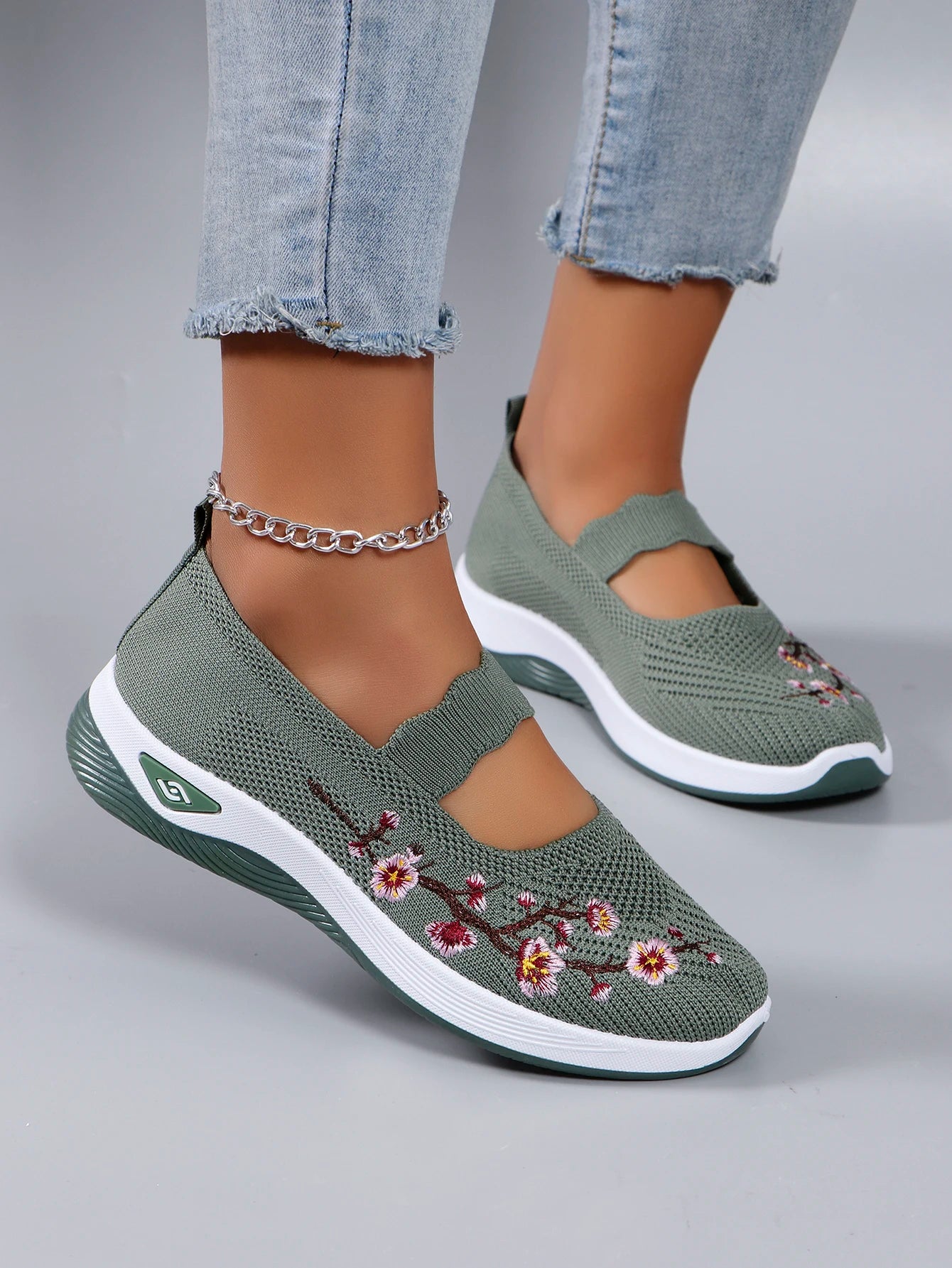 Kvinders Flade Sko Åndbart Mesh Casual Sommerfootwear 4