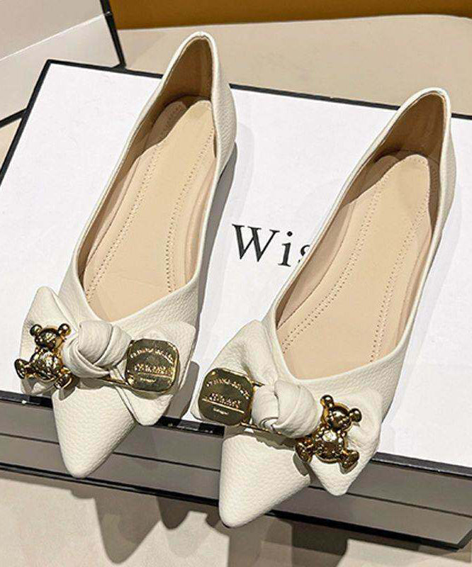 Kvinders Flade Sko med Sløjfe Design 1