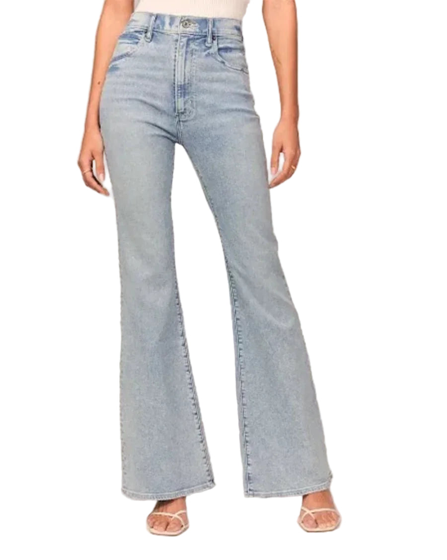 Kvinders Flared Jeans Højtaljede 0