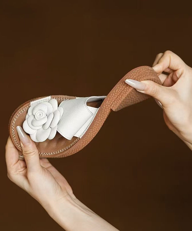 Kvinders Flip Flops Blomsterdesign 4