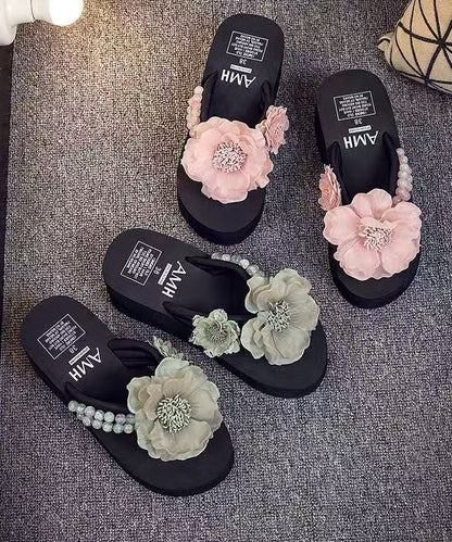 Kvinders Flip Flops med Blomsterdesign 0