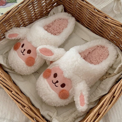 Kvinders Fluffy Dyretøfler Komfortable 1