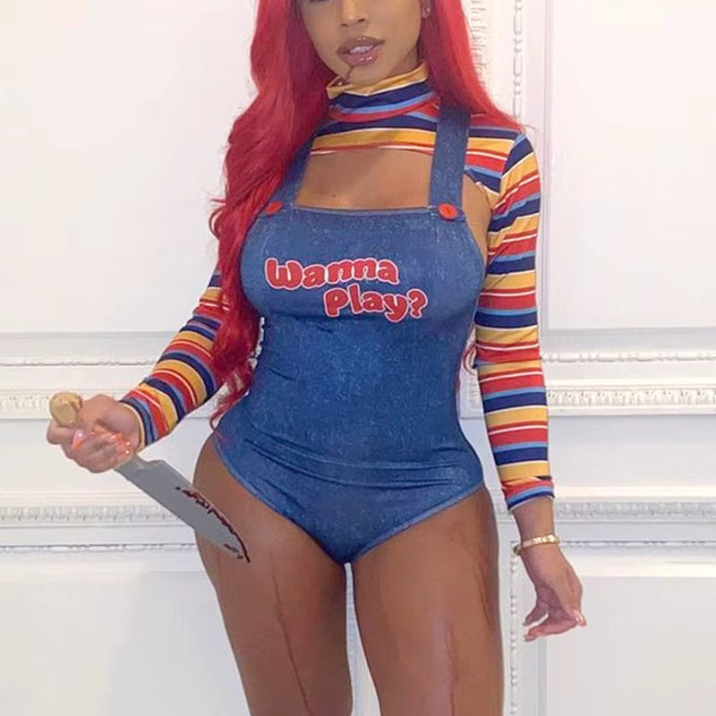 Kvinders Halloween Bodysuit Inspireret af Filmkarakter 1