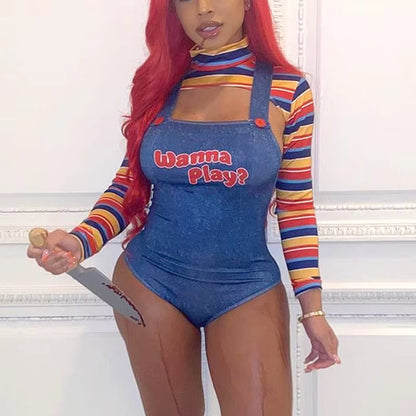 Kvinders Halloween Bodysuit Inspireret af Filmkarakter 1