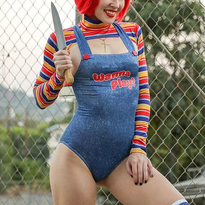 Kvinders Halloween Bodysuit Inspireret af Filmkarakter 2