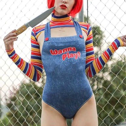 Kvinders Halloween Bodysuit Inspireret af Filmkarakter 4