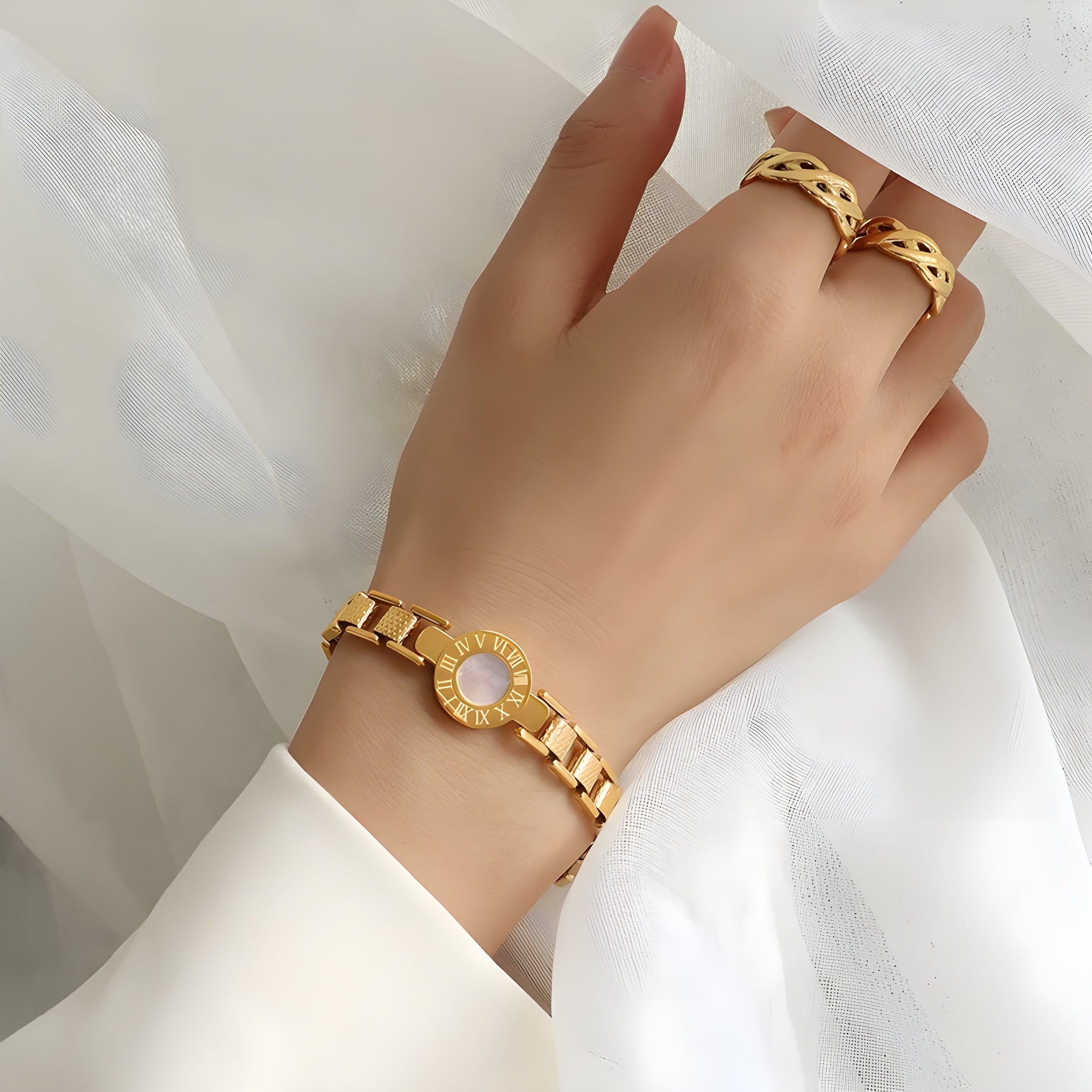 Kvinders Halo Armbånd Geometrisk Design 0