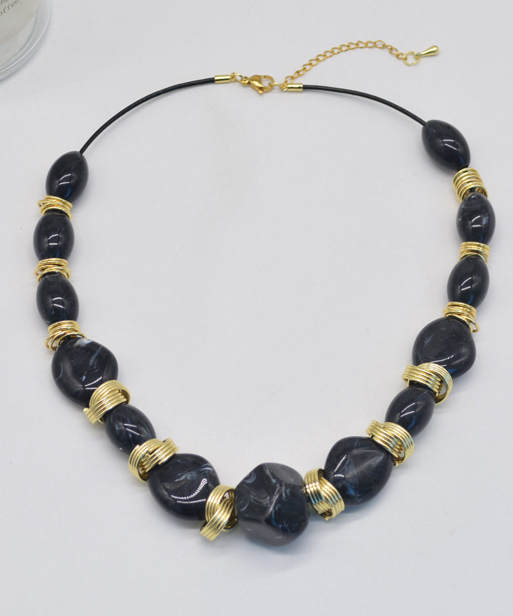 Kvinders Halskæde Asymmetrisk Beading Boho Stil 3
