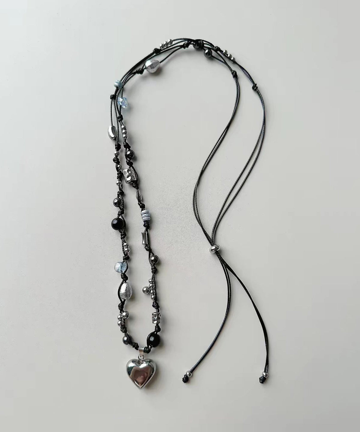 Kvinders Halskæde med Hjertevedhæng Boho Stil 1