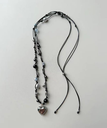 Kvinders Halskæde med Hjertevedhæng Boho Stil 1