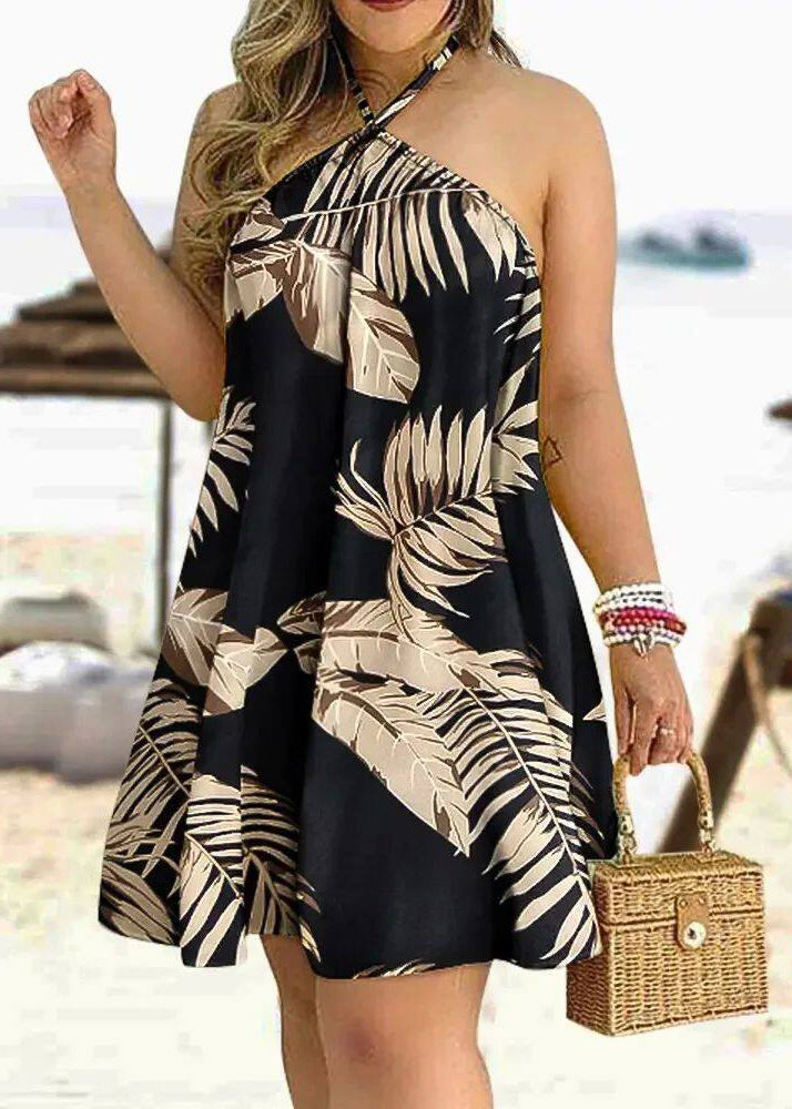 Kvinders Halter Kjole Boho Stil 1