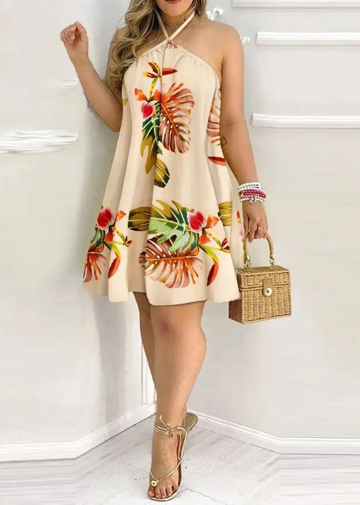 Kvinders Halter Kjole Boho Stil 3