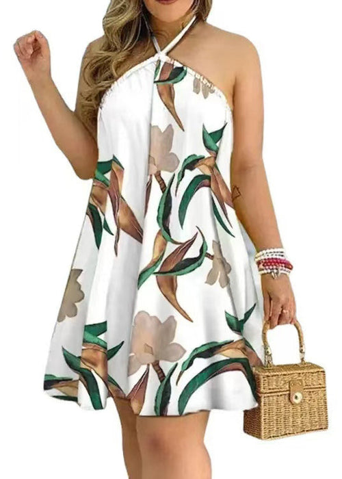 Kvinders Halter Kjole Boho Stil 4