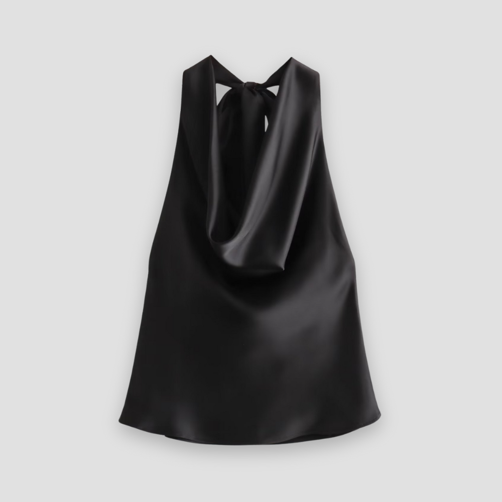 Kvinders Halter Tank Top Draperet 7