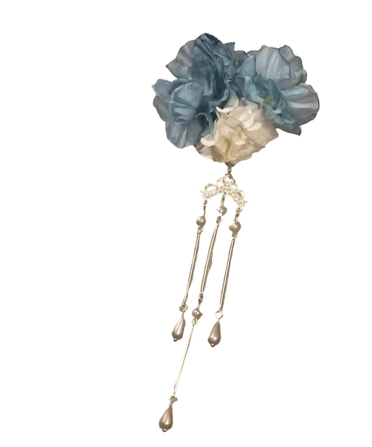 Kvinders Hårnål Sæt med Blomsterkvast Design 4