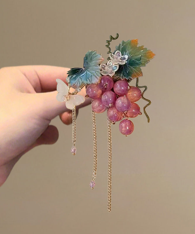 Kvinders Hårnål med Grape Tassel Design 3