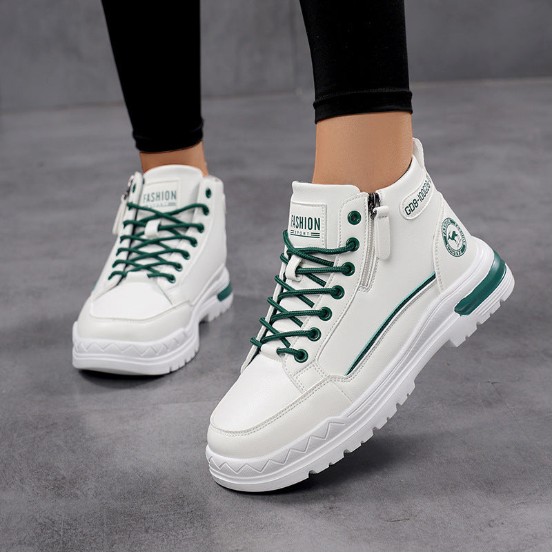 Kvinders High-Top Sneakers med Praktisk Snøring 4