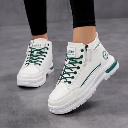 Kvinders High-Top Sneakers med Praktisk Snøring 4