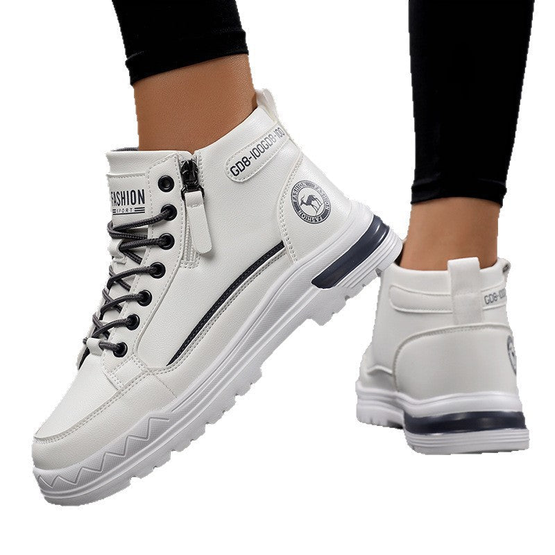 Kvinders High-Top Sneakers med Praktisk Snøring 5