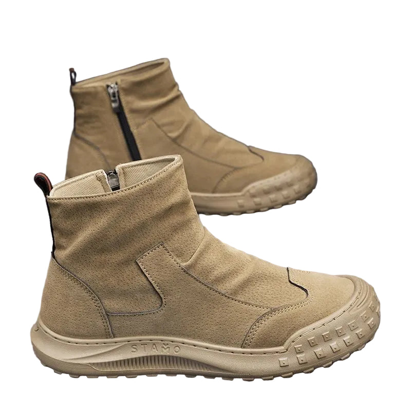 Kvinders High-Top Støvler med Unik Tekstur 0