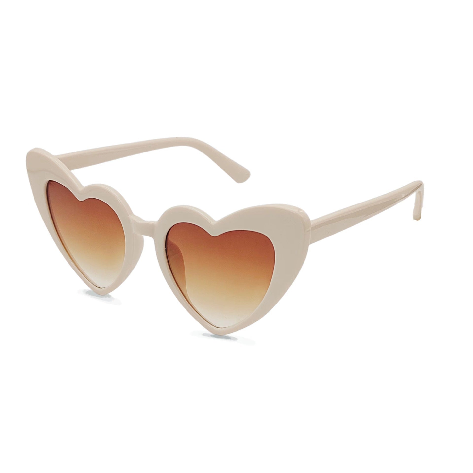 Kvinders Hjerteformede Solbriller Trendy Design 0