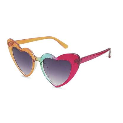 Kvinders Hjerteformede Solbriller Trendy Design 9