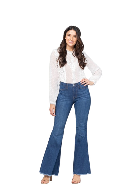 Kvinders Høj Talje Super Flare Jeans 0