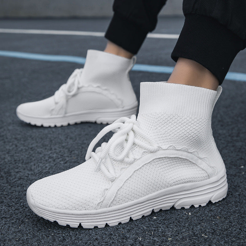 Kvinders Høje Sneakers med Innovativt Snøresystem Moderne Design 1