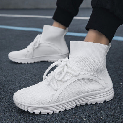 Kvinders Høje Sneakers med Innovativt Snøresystem Moderne Design 1