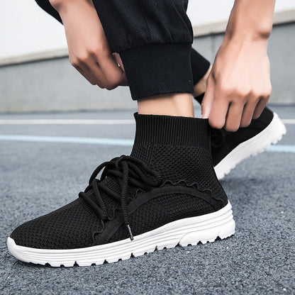 Kvinders Høje Sneakers med Innovativt Snøresystem Moderne Design 3