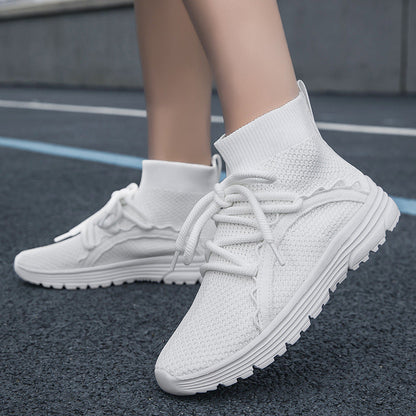 Kvinders Høje Sneakers med Innovativt Snøresystem Moderne Design 4