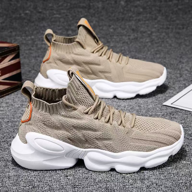 Kvinders Høje Sportssneakers med Strikketeknologi Moderne Design 7