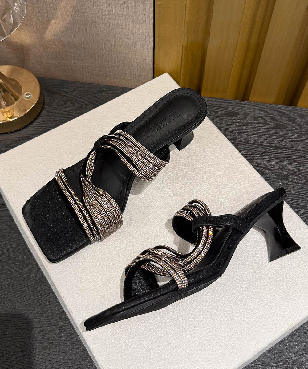Kvinders Højhælede Flip Flops Boho Stil 2