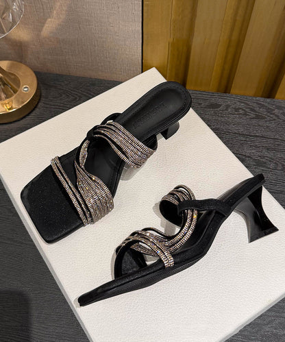 Kvinders Højhælede Flip Flops Boho Stil 2