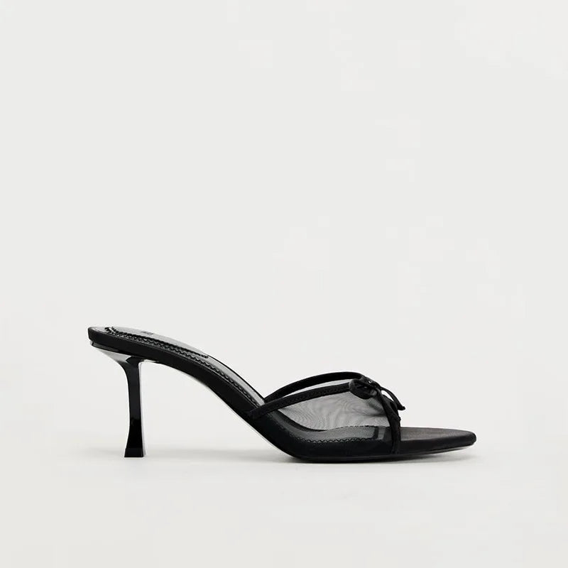 Kvinders Højhælede Sandaler Slank Design til Sommer 1