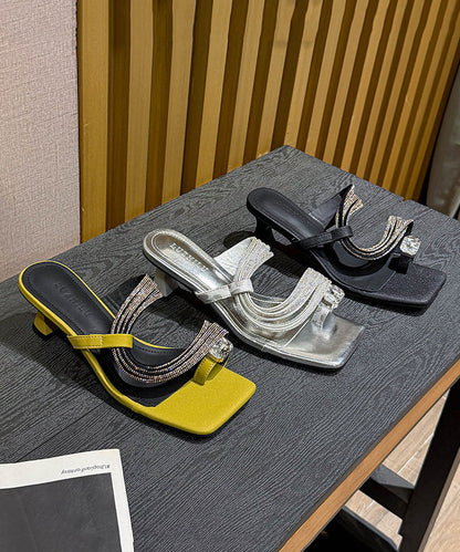Kvinders Højhælede Sandaler med Square Toe 3