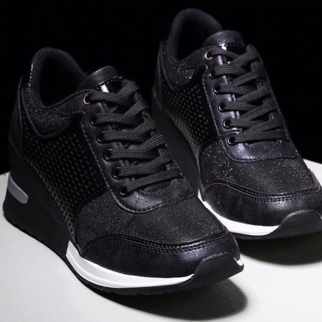 Kvinders Højhælede Sneakers Kile 3