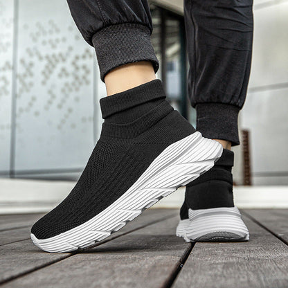 Kvinders Højstrikkede Sneakers med Komfortabel Fodseng 2