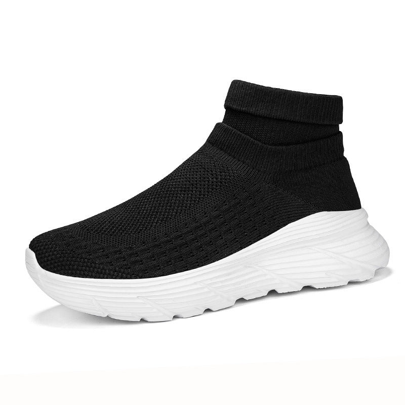 Kvinders Højstrikkede Sneakers med Komfortabel Fodseng 7