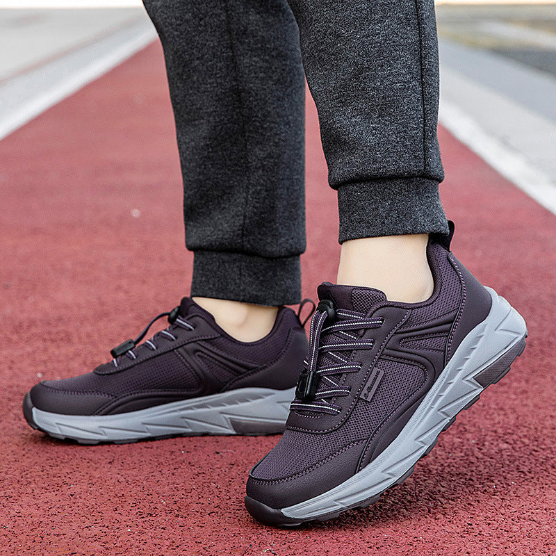 Kvinders Hverdagssneakers med Åndbar Mesh og Skridsikker Sål 4