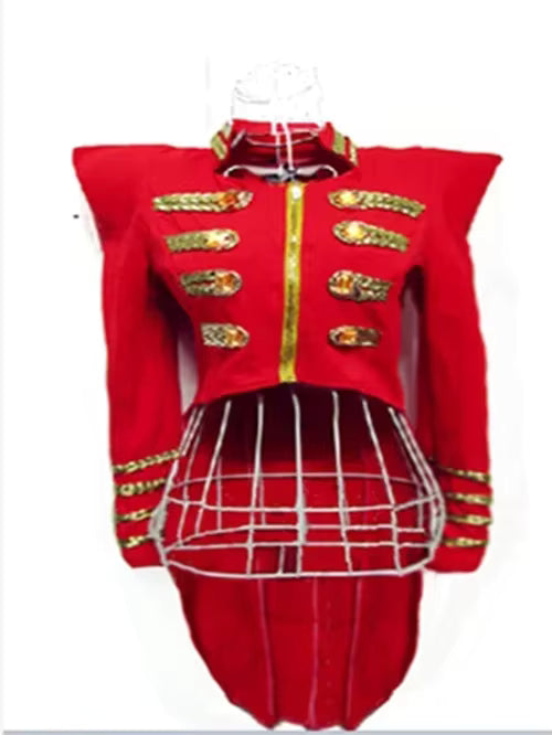 Kvinders Jazzdansejakke Tuxedo Inspireret Style 5