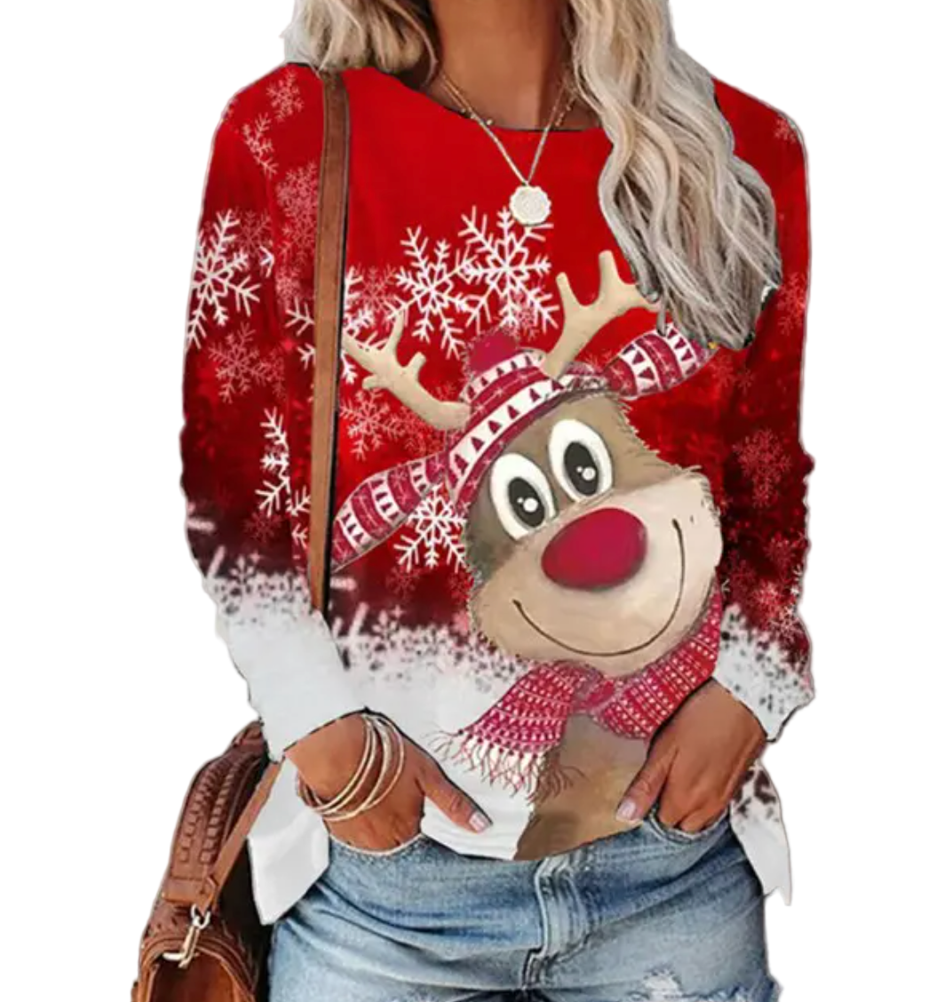 Kvinders Julesweater Festlig 0