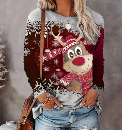Kvinders Julesweater Festlig 1