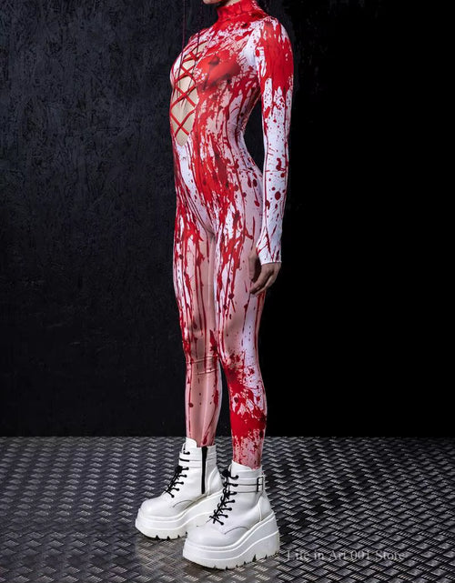 Kvinders Jumpsuit Futuristisk Cyberpunk Design til Fest 1