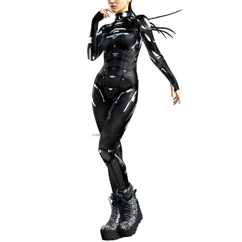Kvinders Jumpsuit Futuristisk Punk Robot Stil 0